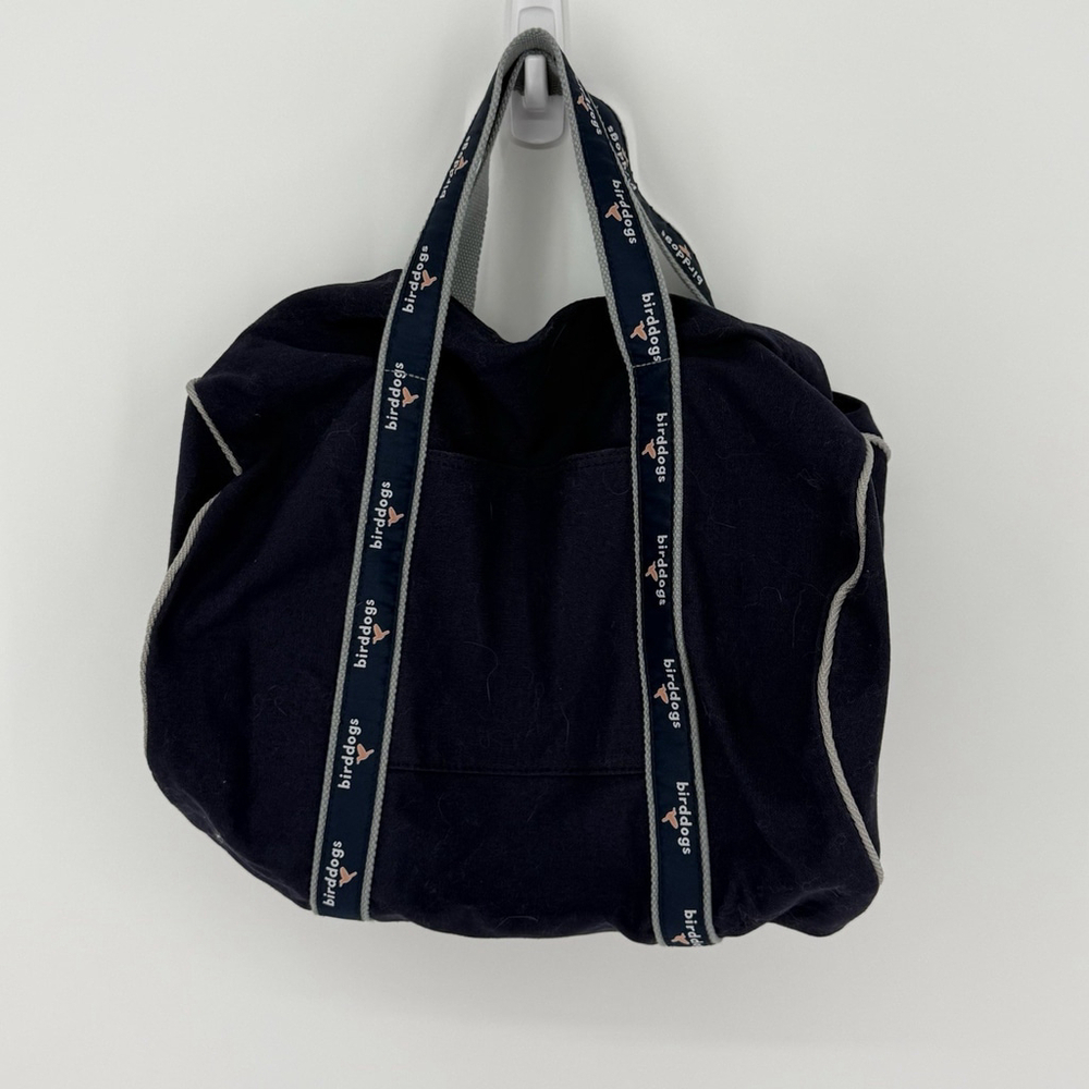 Birdogs Duffle Gym Travel Carry On Bag Navy Blue Canvas